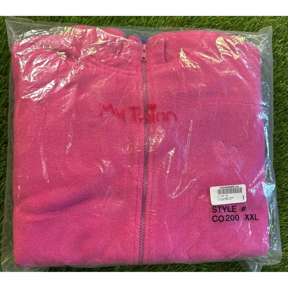 My Twinn Pink Sporty Fleece Jacket For The Girl Size XXL‎ NEW